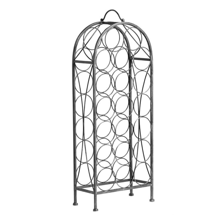 Castleton Home Floor Wine Bottle Rack Wayfair.co.uk